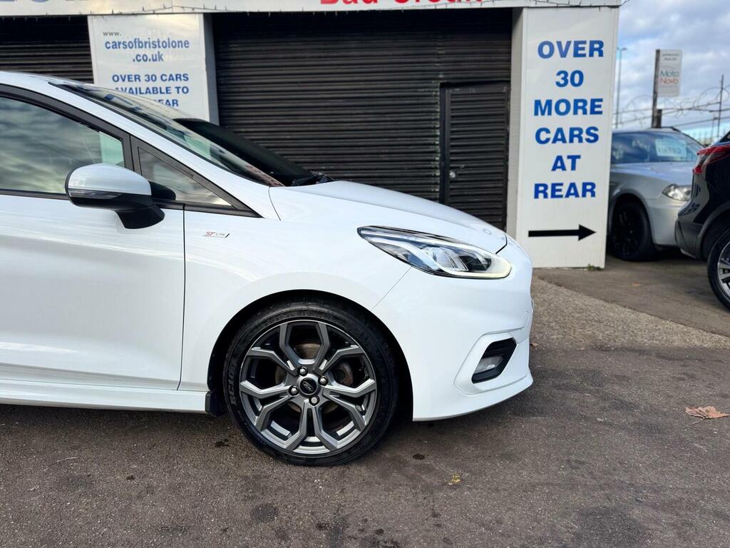 Ford Fiesta Hatchback 1.0T Ecoboost St-line Euro 6 Ss GU18CRV White #5