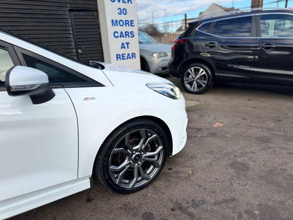 Ford Fiesta Hatchback 1.0T Ecoboost St-line Euro 6 Ss GU18CRV White #6