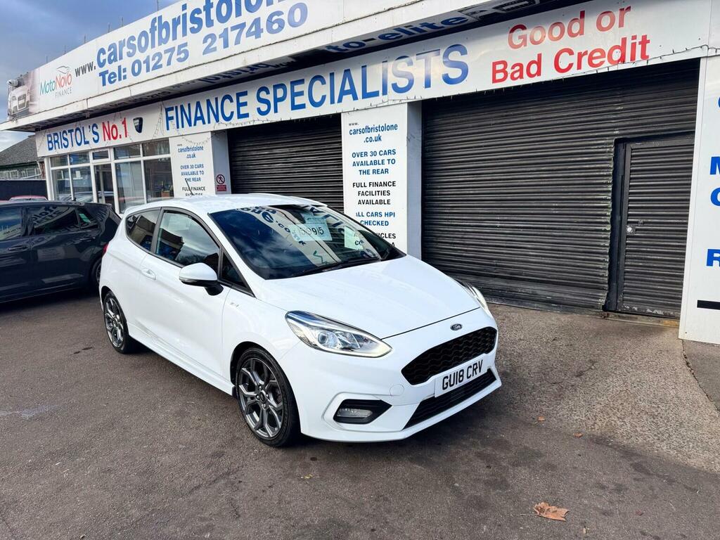 Ford Fiesta Hatchback 1.0T Ecoboost St-line Euro 6 Ss GU18CRV White