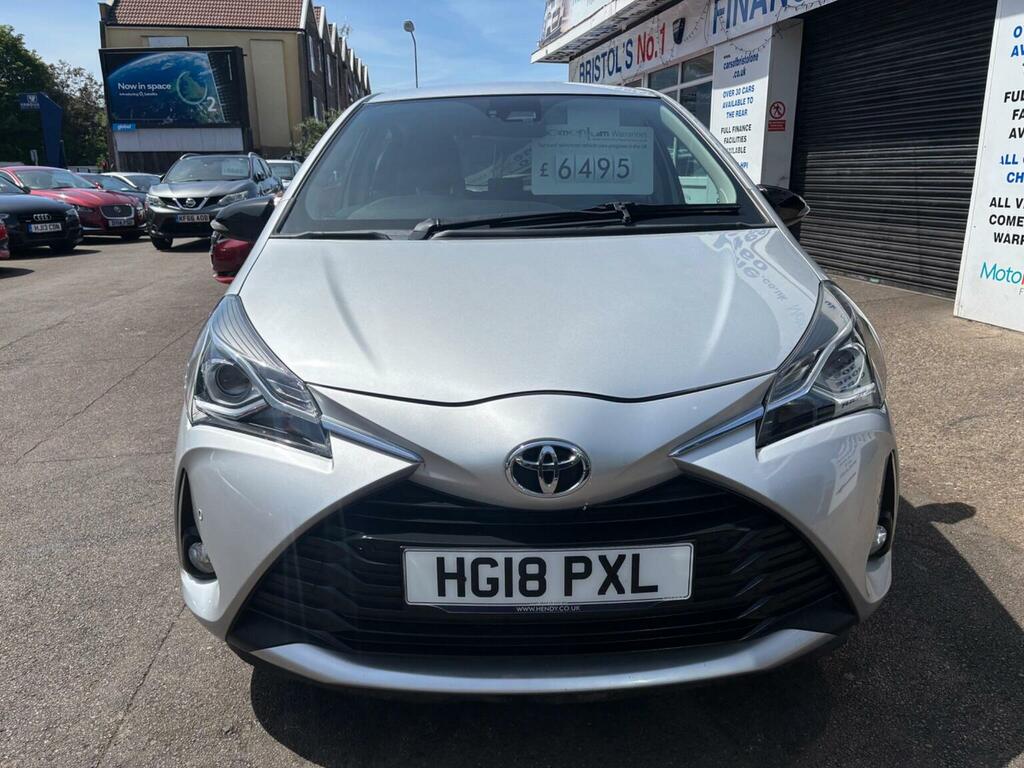 Toyota Yaris Hatchback 1.5 Vvt-i Icon Tech Euro 6 201818 HG18PXL Silver #3