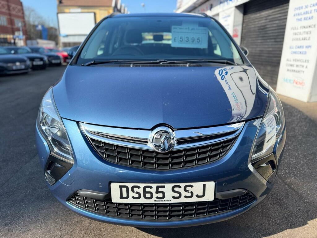 Vauxhall Zafira Tourer 1.4I Turbo Exclusiv Euro 6 DS65SSJ Blue #2