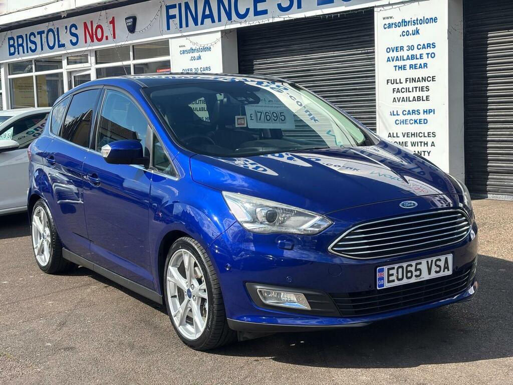 Ford C-Max Mpv 1.0T Ecoboost Titanium X Euro 6 Ss Nav Blue
