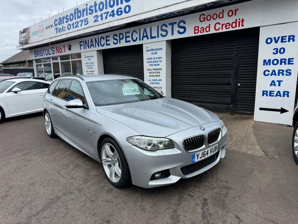 BMW 5 Series Estate 2.0 520D M Sport Touring Euro 6 Ss Silver
