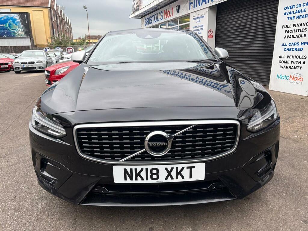 Volvo S90 Saloon 2.0 D4 R-design Euro 6 Ss 2018 NK18XKT Black #3