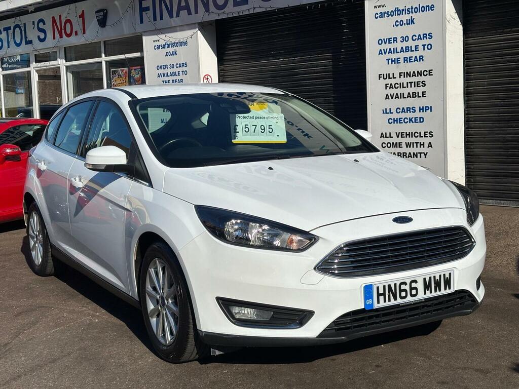 Ford Focus Hatchback 1.0T Ecoboost Titanium Euro 6 Ss HN66MWW White