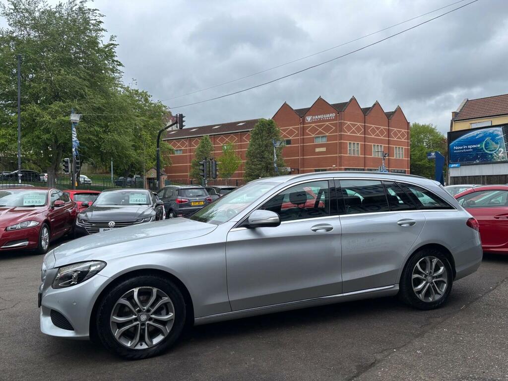 Mercedes-Benz C Class Estate 2.1 C220 Bluetec Sport G-tronic Euro 6 S LG64NJZ Silver #5