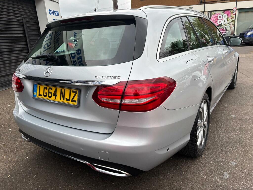 Mercedes-Benz C Class Estate 2.1 C220 Bluetec Sport G-tronic Euro 6 S LG64NJZ Silver #6