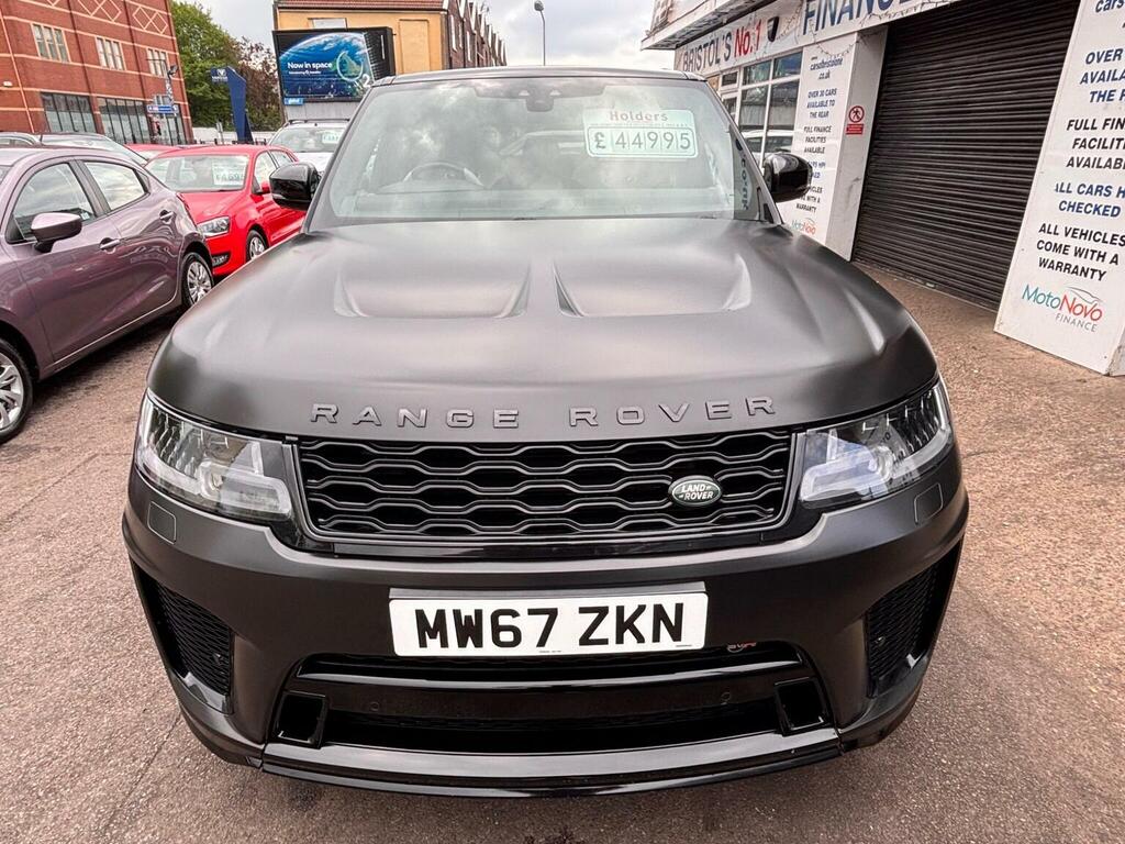 Land Rover Range Rover Sport Suv 5.0 P575 V8 Svr 4Wd Euro 6 Ss 201 MW67ZKN Black #2