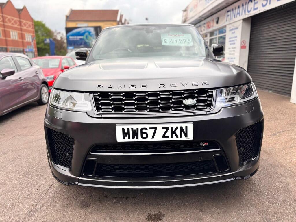 Land Rover Range Rover Sport Suv 5.0 P575 V8 Svr 4Wd Euro 6 Ss 201 MW67ZKN Black #5