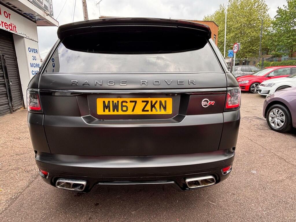 Land Rover Range Rover Sport Suv 5.0 P575 V8 Svr 4Wd Euro 6 Ss 201 MW67ZKN Black #4