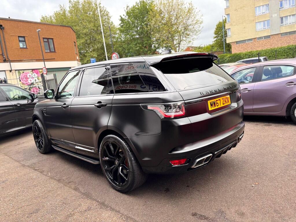 Land Rover Range Rover Sport Suv 5.0 P575 V8 Svr 4Wd Euro 6 Ss 201 MW67ZKN Black #3