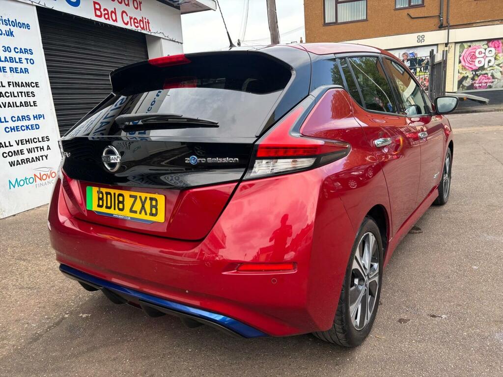 Nissan Leaf Hatchback 40Kwh Tekna 201818 BD18ZXB Red #6