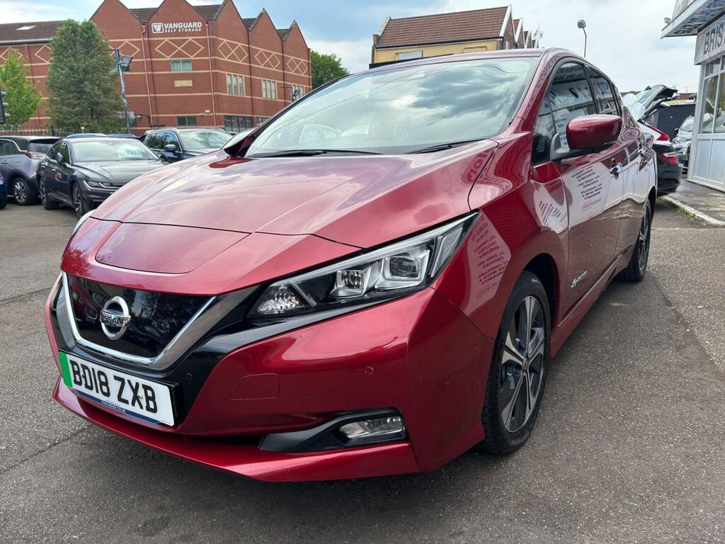 Nissan Leaf Hatchback 40Kwh Tekna 201818 BD18ZXB Red #4