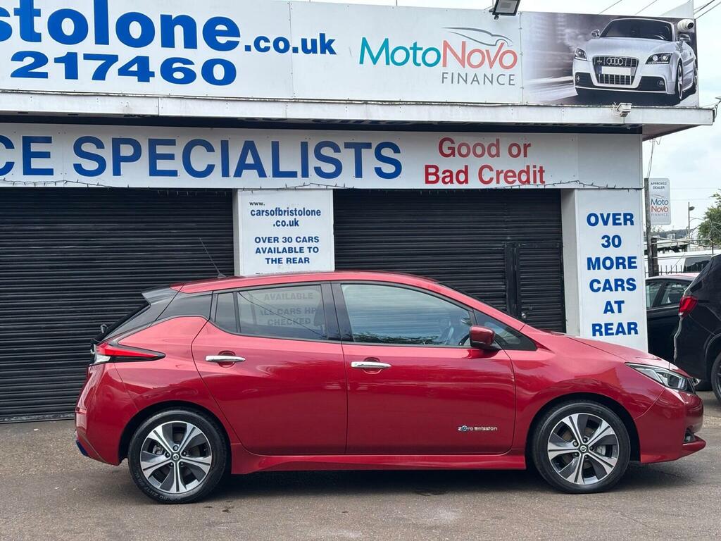 Nissan Leaf Hatchback 40Kwh Tekna 201818 BD18ZXB Red #2