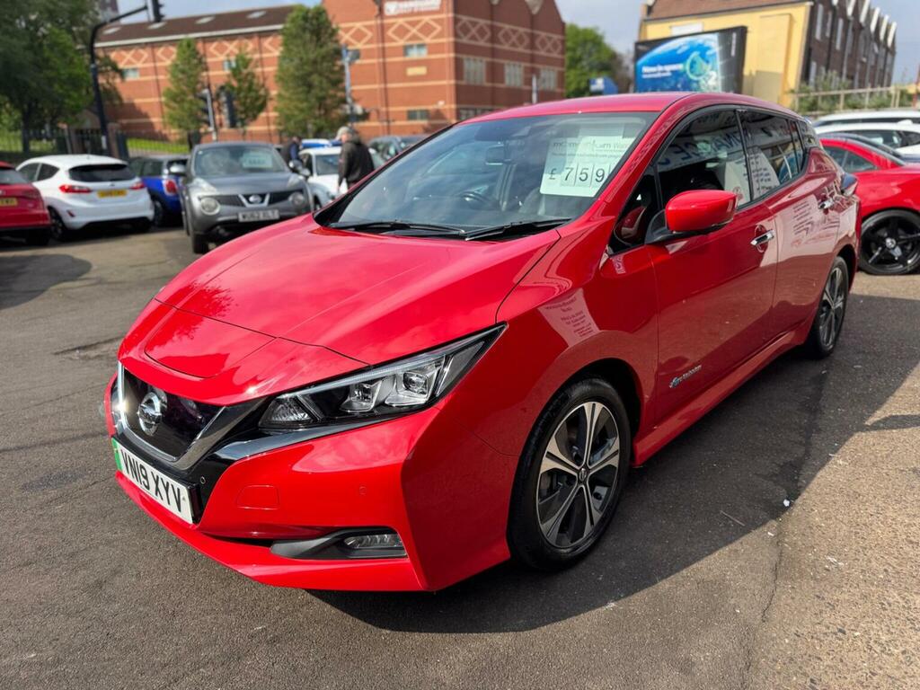 Nissan Leaf Hatchback 40Kwh Tekna 201919 VN19XYV Red #3