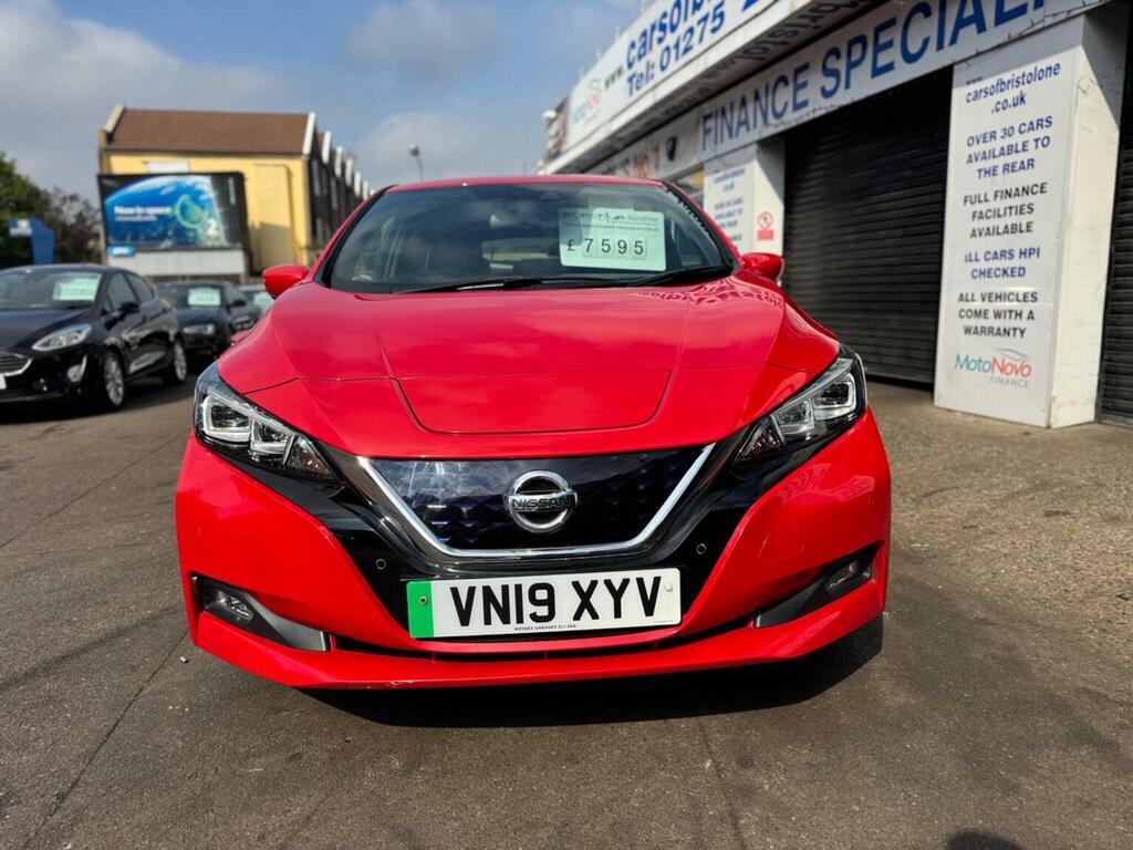 Nissan Leaf Hatchback 40Kwh Tekna 201919 VN19XYV Red #2