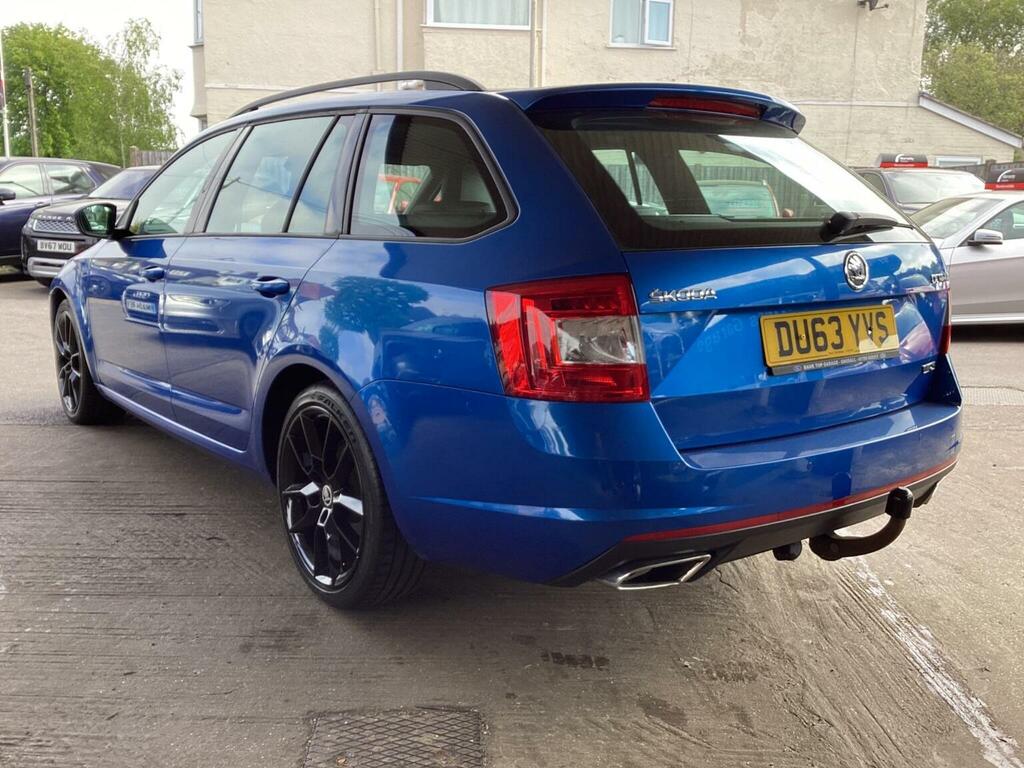 Skoda Octavia Estate 2.0 Tdi Vrs Dsg Euro 5 Ss 201363 Blue #3