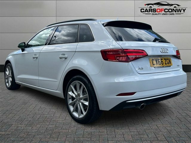 Audi A3 1.6 Tdi Sport Sportback S Tronic Euro 6 CX66ZGN White #5