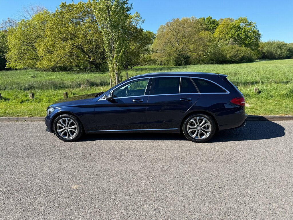 Mercedes-Benz C Class 1.6 C200d Sport Premium Euro 6 KS16XOB Blue #5