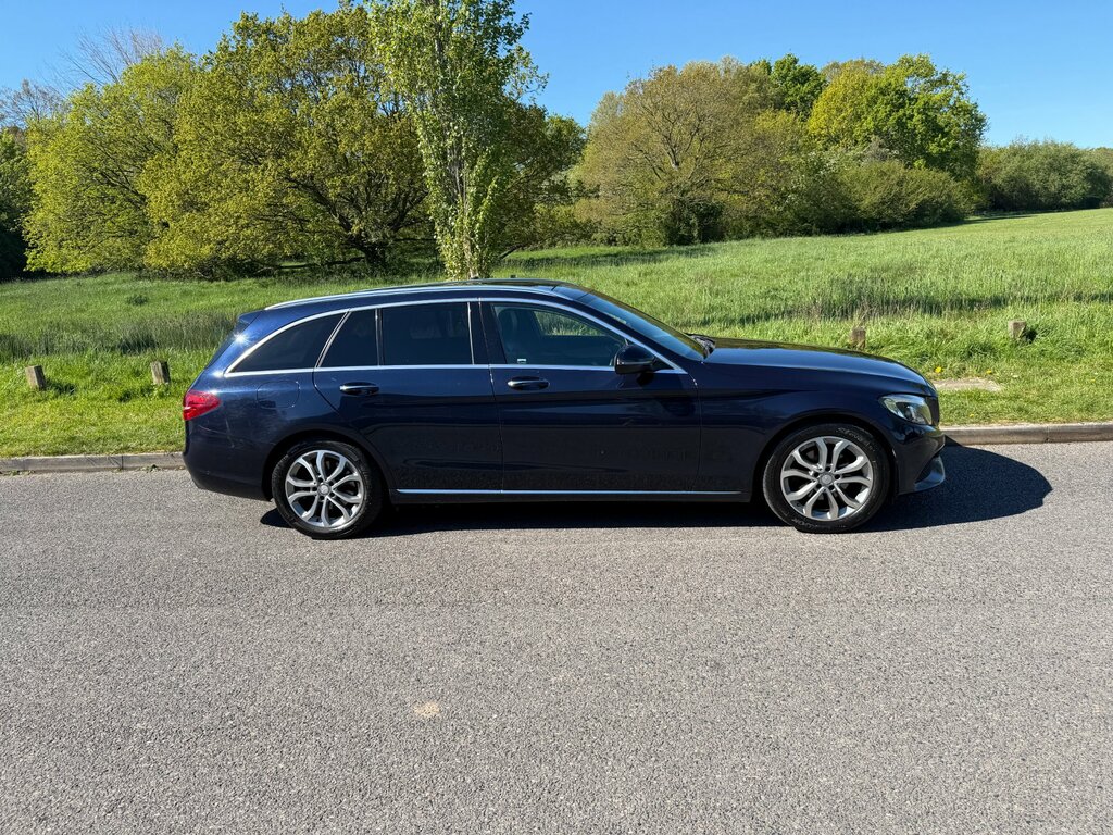Mercedes-Benz C Class 1.6 C200d Sport Premium Euro 6 KS16XOB Blue #3