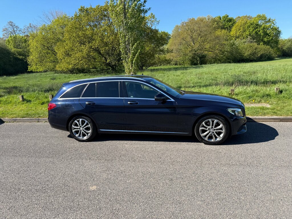 Mercedes-Benz C Class 1.6 C200d Sport Premium Euro 6 KS16XOB Blue #2