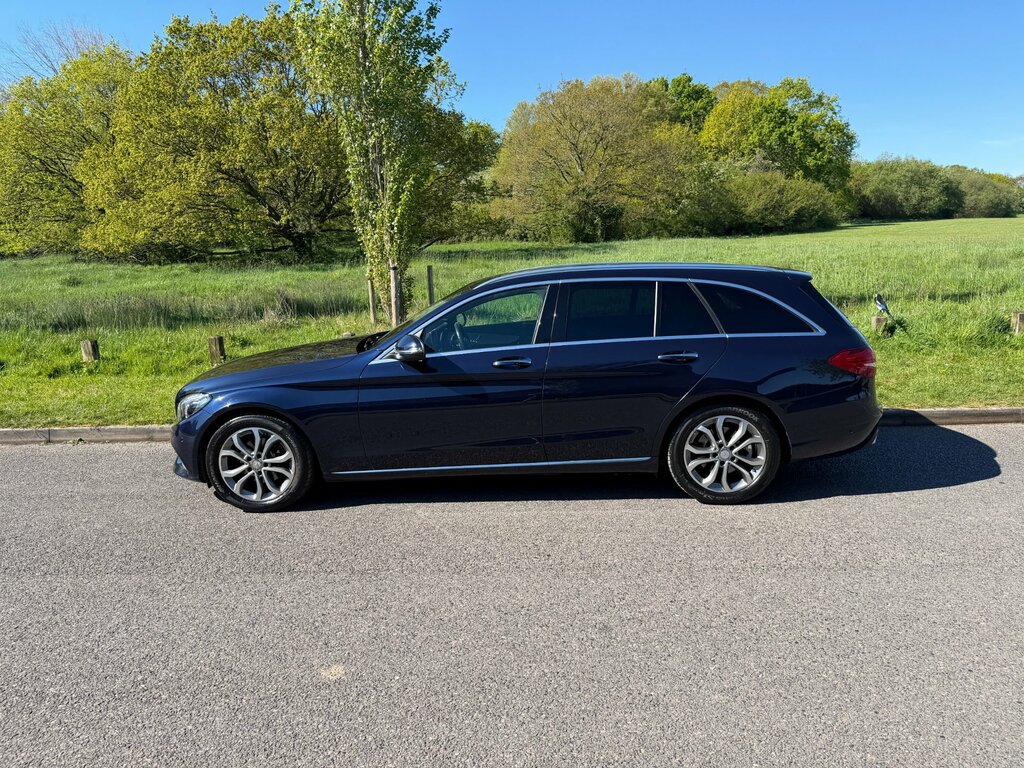Mercedes-Benz C Class 1.6 C200d Sport Premium Euro 6 KS16XOB Blue #4