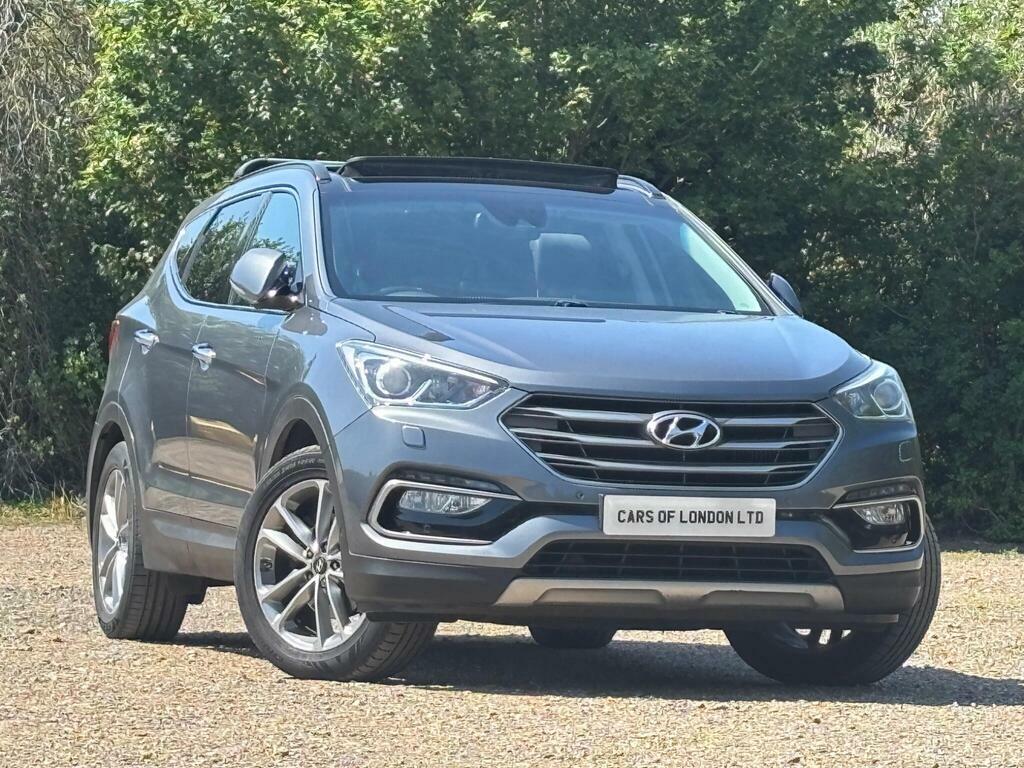 Hyundai Santa Fe 2.2 Crdi Blue Drive Premium Se 4Wd Euro 6 S LS65XOZ Silver #3
