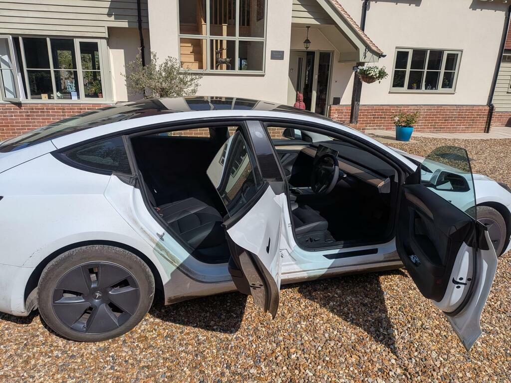 Tesla Model 3 Rwd  White #4