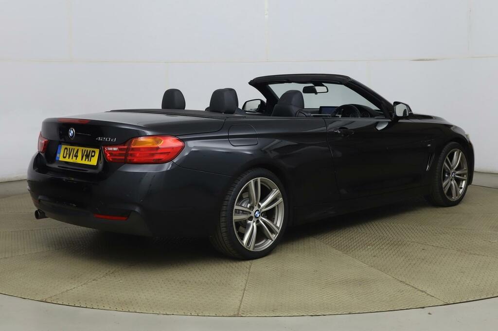 BMW 4 Series 2.0 420D M Sport Euro 6 Ss OV14VMP Black #2