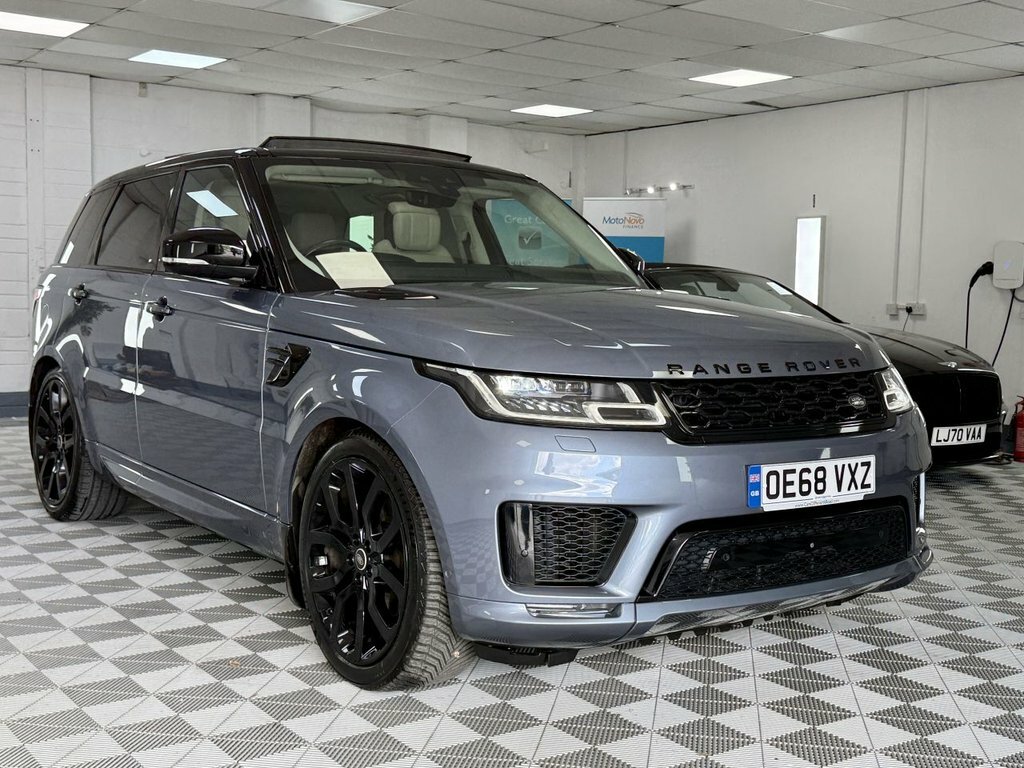 Land Rover Range Rover Sport 2018 3.0 Sd V6 Dynamic Suv Diese OE68VXZ Blue #4
