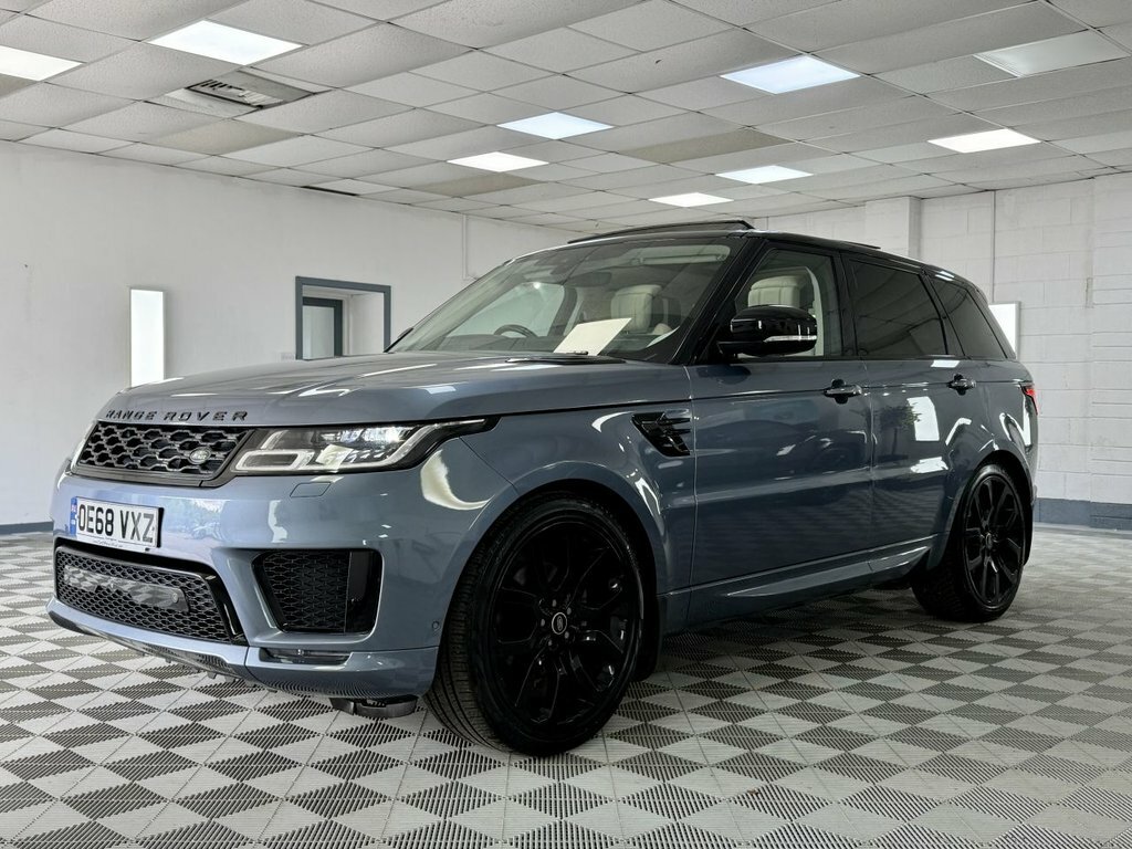 Land Rover Range Rover Sport 2018 3.0 Sd V6 Dynamic Suv Diese OE68VXZ Blue #6