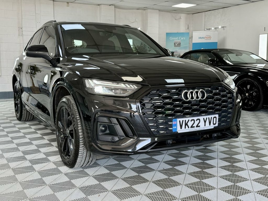 Audi Q5 2022 2.0 Tdi 40 S Line Sportback S Tron VK22YVO Black #4