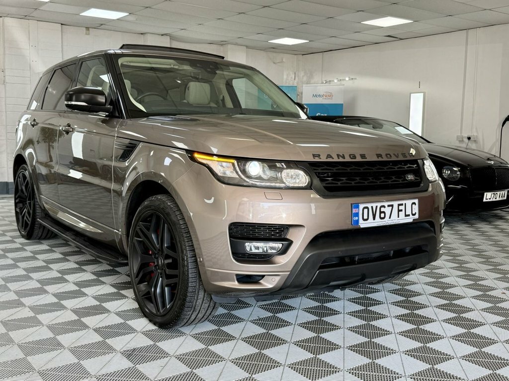 Land Rover Range Rover Sport 2017 3.0 Sd V6 Dynamic Suv Diese OV67FLC Brown #4