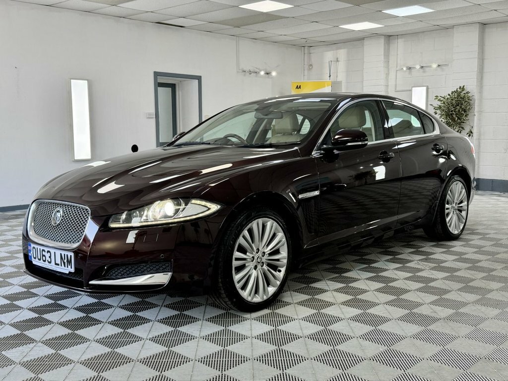 Jaguar XF 2013 3.0D V6 Premium Luxury Saloon OU63LNM Red #5