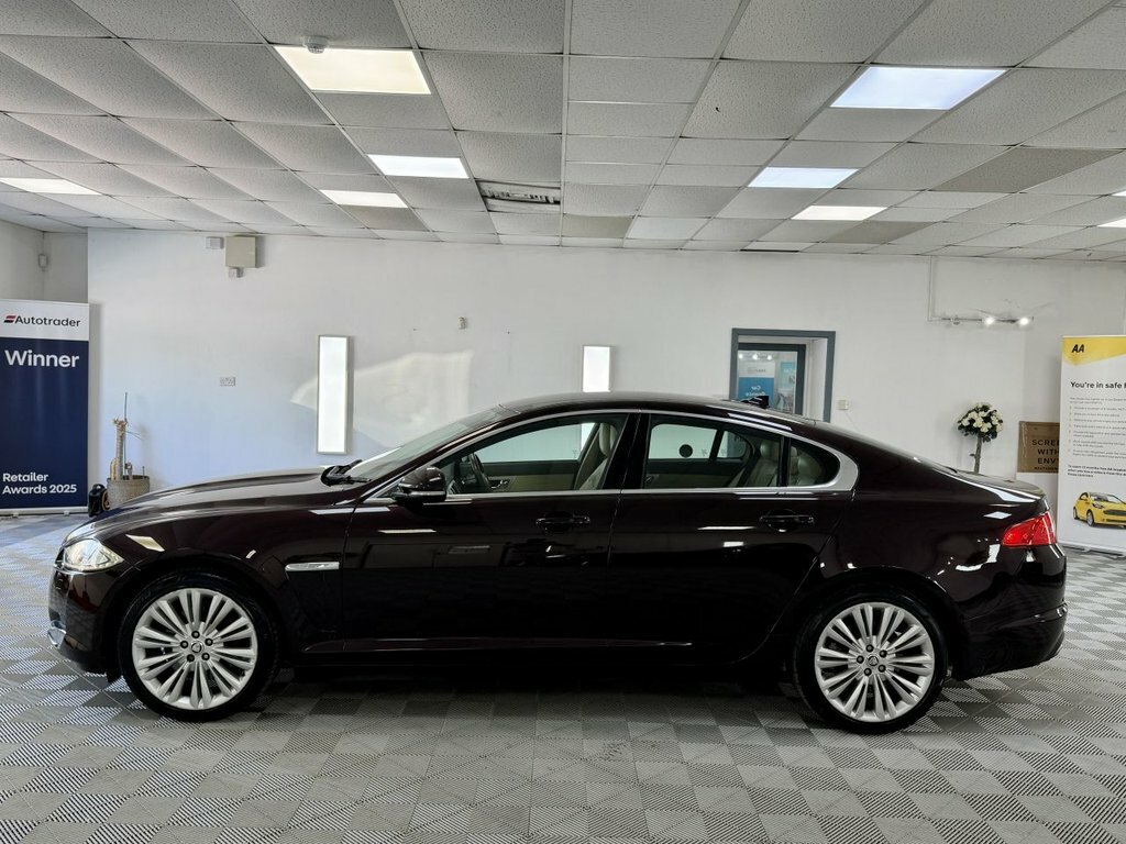 Jaguar XF 2013 3.0D V6 Premium Luxury Saloon OU63LNM Red #6