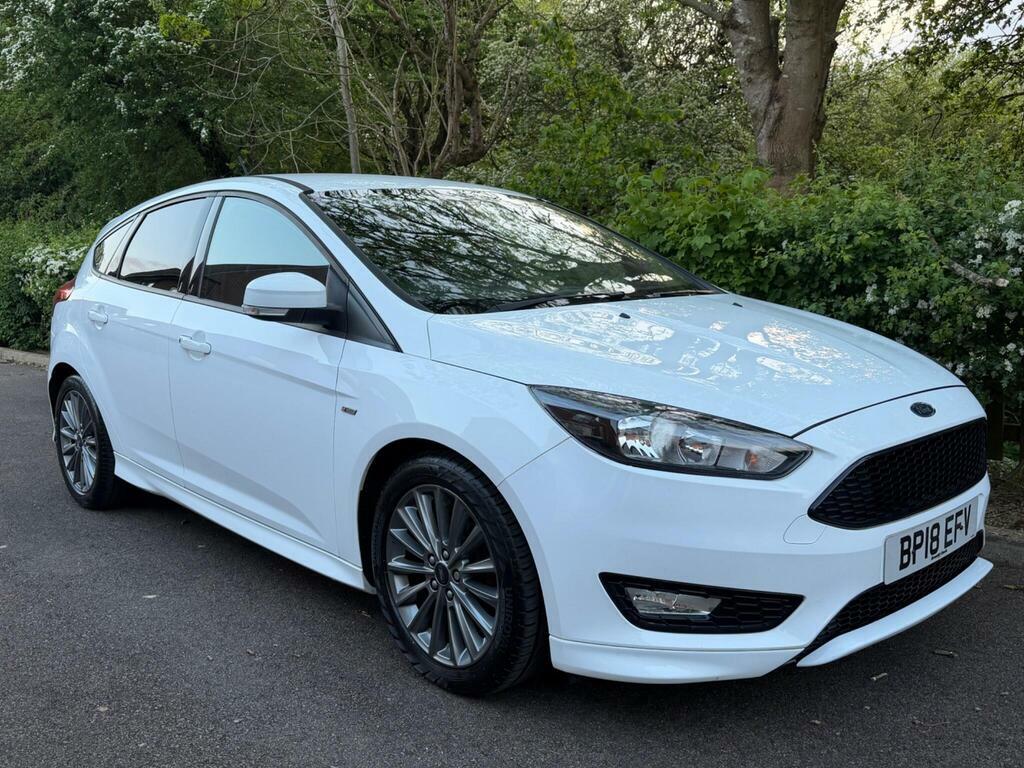 Ford Focus 1.0T Ecoboost St-line Euro 6 S S BP18EFV White #4