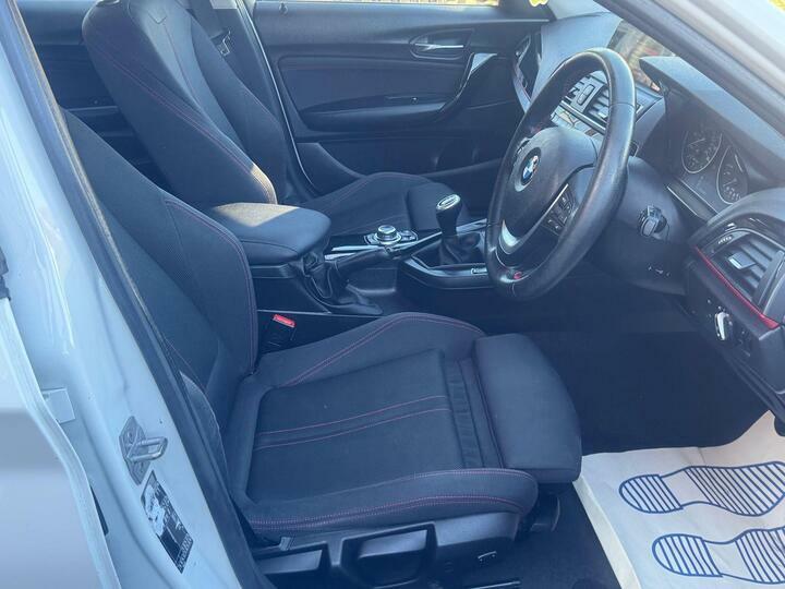BMW 1 Series 2.0 118D Sport Euro 6 Ss DG67YWW White #3