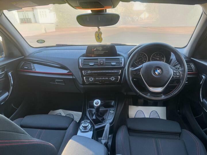 BMW 1 Series 2.0 118D Sport Euro 6 Ss DG67YWW White #2