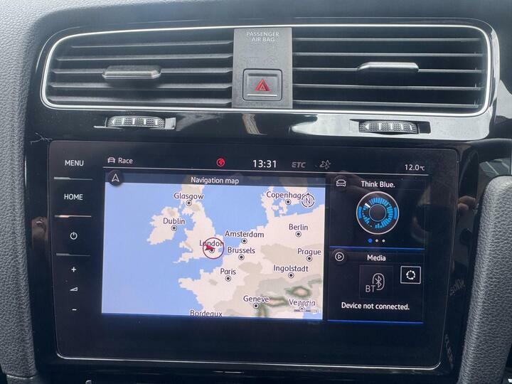 Volkswagen Golf 2.0 Tsi Bluemotion Tech R Hatchback Dsg LW67CNN Black #6