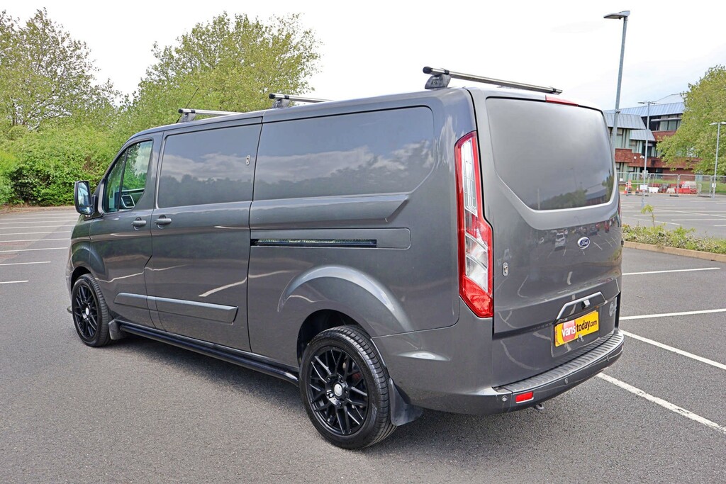 Ford Transit Custom 185 Bhp 320 Limited Ecoblue Lwb Tailgate WM71KXG Grey #6