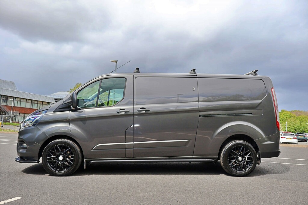 Ford Transit Custom 185 Bhp 320 Limited Ecoblue Lwb Tailgate WM71KXG Grey #4