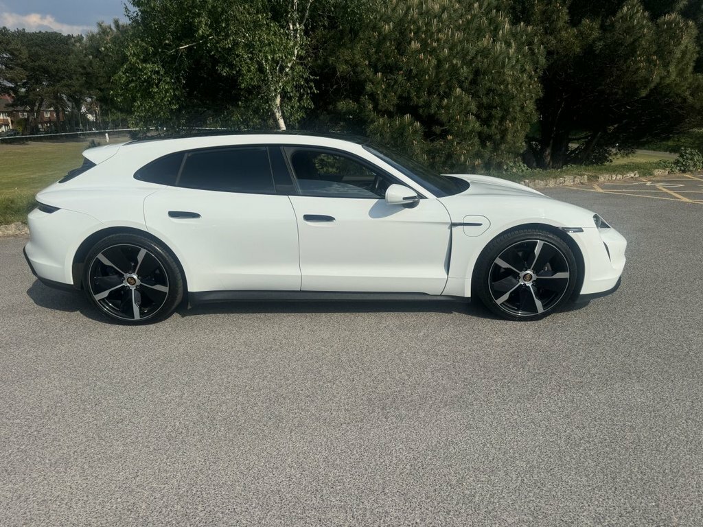 Porsche Taycan Estate DX23EXC White #3