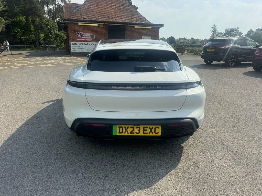 Porsche Taycan Estate DX23EXC White #6