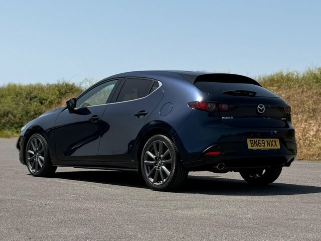 Mazda 3 2.0 Skyactiv-g Mhev Sport Lux Euro 6 S S BN69NXX Blue #4