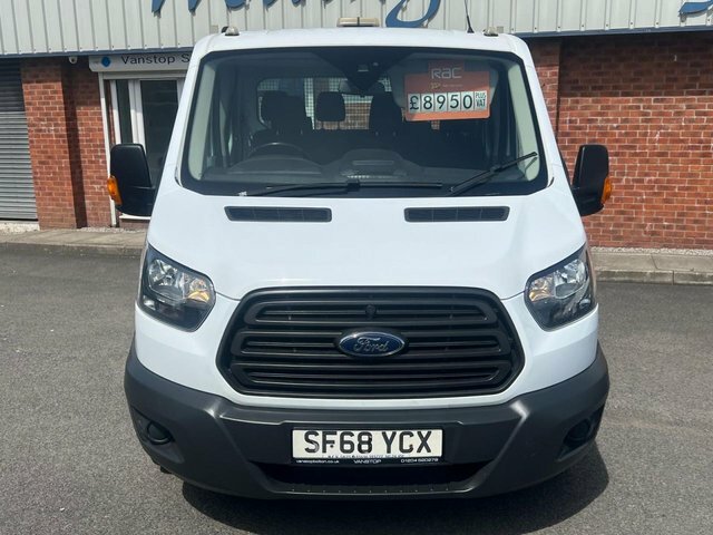 Ford Transit Custom 350 Ecoblue Chassis Double SF68YCX White #4