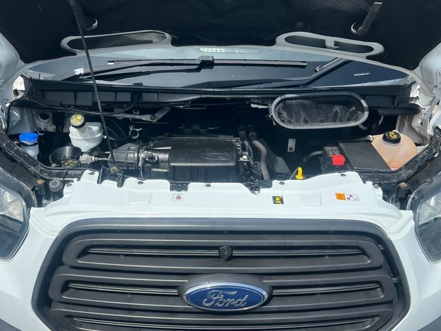 Ford Transit Custom 350 Ecoblue Chassis Double SF68YCX White #6
