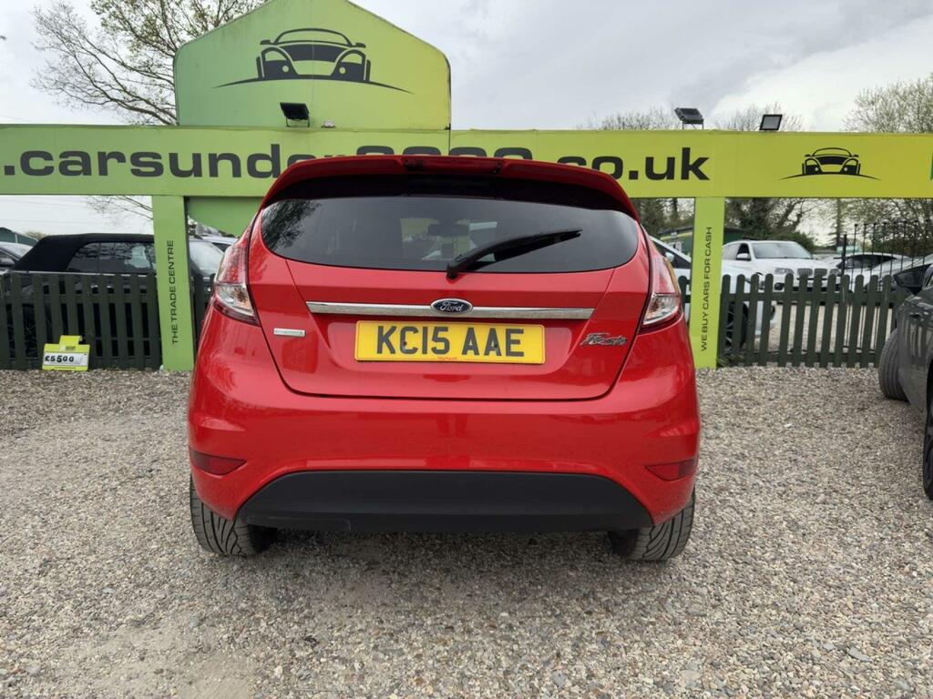 Ford Fiesta 1.0T Ecoboost Titanium Euro 6 Ss KC15AAE Red #5