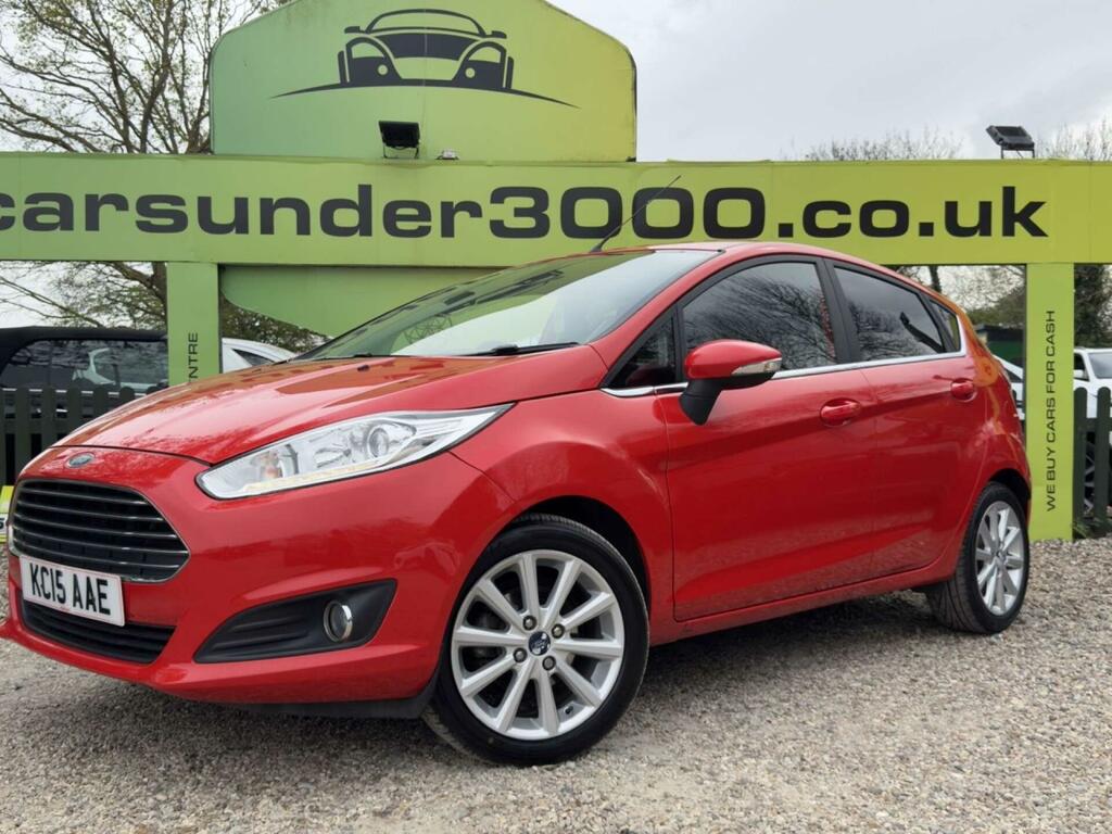 Ford Fiesta 1.0T Ecoboost Titanium Euro 6 Ss KC15AAE Red #3