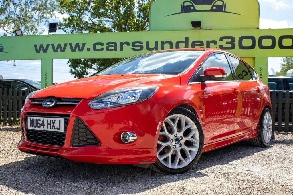 Ford Focus 1.0T Ecoboost Zetec S Euro 5 Ss WU64HXJ Red #3