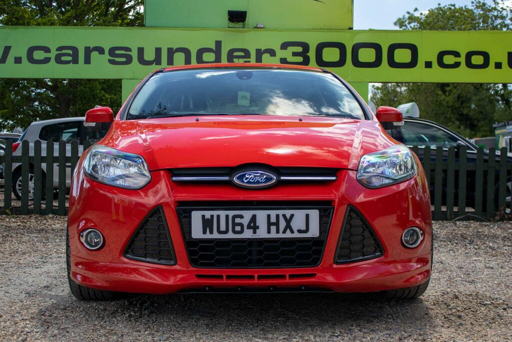 Ford Focus 1.0T Ecoboost Zetec S Euro 5 Ss WU64HXJ Red #2